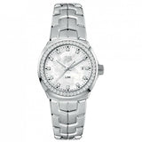 Tag Heuer Link Quartz Diamonds Mother of Pearl Dial Silver Steel Strap Watch for Women - WBC1316.BA0600