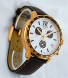 Jam Tangan Tissot Quickster Chronograph Dial Perak Untuk Pria - T095.417.36.037.01