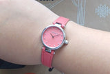 Coach Park Pink Dial Pink Leather Strap Watch for Women - 14503536