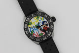 Tag Heuer Formula 1 Alec Monopoly Edisi Khusus Jam Tangan Tali Karet Hitam untuk Pria - WAZ1119.FT8023