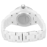 Chanel J12 Diamonds Mother of Pearl White Dial White Steel Strap Watch for Women - J12 H5704