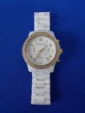 Michael Kors Runway White Dial White Steel Strap Watch for Women - MK5237