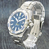 Tag Heuer Aquaracer Automatic Blue Dial Silver Steel Strap Watch for Men - WBD2112.BA0928