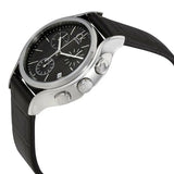 Calvin Klein Skirt Chronograph Black Dial Black Leather Strap Watch for Men - K2U291C1