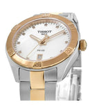 Tissot PR 100 Sport Chic Diamonds Mother of Pearl Dial Two Tone Steel Strap Watch for Women - T101.910.22.116.00