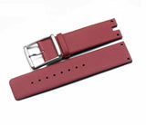 Calvin Klein Glam Transparent Dial Red Leather Strap Watch for Women - K9423144