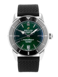 Breitling Superocean Heritage B20 Automatic 42 Green Dial Black Mesh Bracelet Watch for Women - AB2010121L1S1