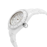 Chanel J12 Diamonds Mother of Pearl White Dial White Steel Strap Watch for Women - J12 H5704