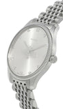 Gucci G Timeless Quartz Silver Dial Silver Steel Strap Watch For Women - YA1264153