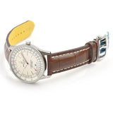 Breitling Navitimer Automatic 41 White Dial Brown Leather Strap Watch for Men - A17326211G1P2