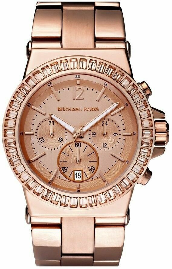 Mk5412 Watch Michael Kors Dylan Rose Gold Dial Rose Gold Steel