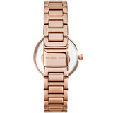 Michael Kors Skylar Quartz Rose Gold Dial Rose Gold Steel Strap Watch For Women - MK5971