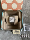 Fossil Wallace Silver Dial Silver Steel Strap Watch for Women - ES3174