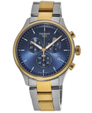 Tissot Chrono XL Classic Blue Dial Two Tone Steel Strap Watch for Men - T116.617.22.041.00