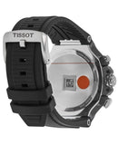 Tissot T Race Chronograph White Dial Black Rubber Strap Watch For Men - T141.417.17.011.00