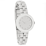 Movado Diamonds Silver Dial Silver Steel Strap Watch For Women - 606814