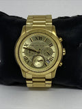 Michael Kors Cooper Gold Dial Gold Steel Strap Watch for Women - MK6274