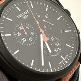 Tissot Chrono XL NBA Special Edition Black Dial Brown Leather Strap Watch for Men - T116.617.36.051.12