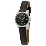 Tissot Le Locle Automatic Lady Black Dial Black Leather Strap Watch for Women - T41.1.123.57