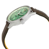 Breitling Navitimer Automatic 35 Green Dial Green Leather Strap Watch for Women - A17395361L1P1