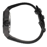 Maserati Automatic Skeleton Black Dial Black Leather Strap Watch For Men - R8821108021
