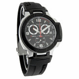 Tissot T Race Chronograph Black Dial Black Rubber Strap Watch for Men - T048.417.27.057.00