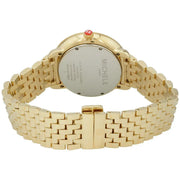 Michele Serein Mother of Pearl Dial Gold Steel Strap Watch for Women - MWW21B000017