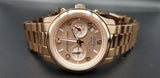 Michael Kors Paris Limited Edition Rose Gold Dial Steel Strap Watch for Women - MK5716