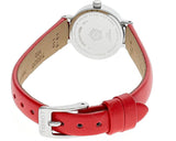 Tissot Lovely Round Mother of Pearl Dial Red Leather Strap Watch for Women - T140.009.16.111.00