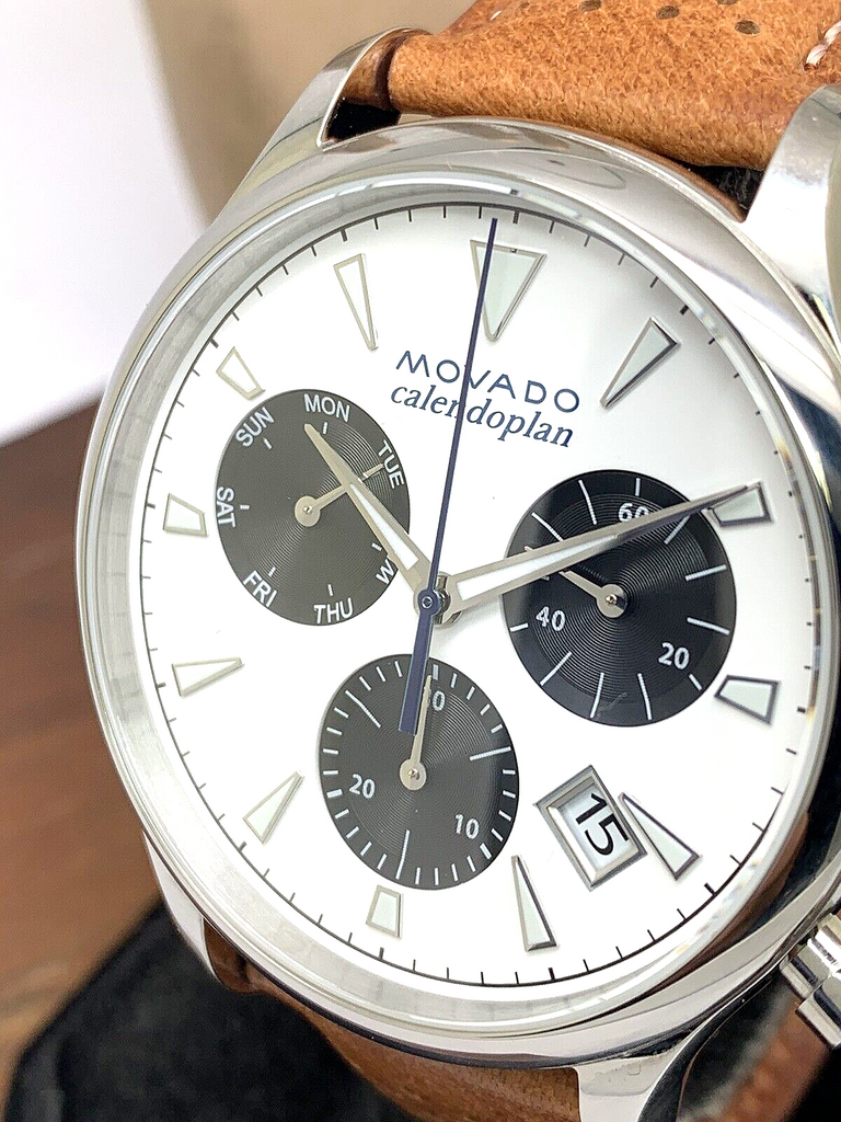 Movado heritage calendoplan sales chronograph