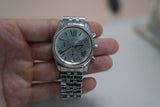 Michael Kors Lexington Silver Dial Silver Steel Strap Watch for Women - MK5555