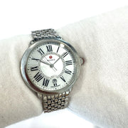 Michele Serein Mother of Pearl Dial Silver Steel Strap Watch for Women - MWW21B000030