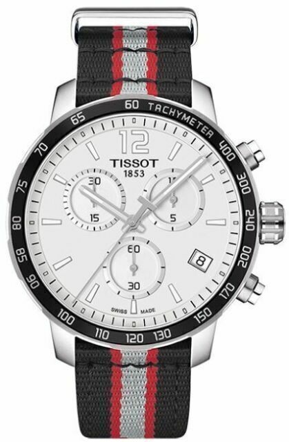 Tissot Quickster Chronograph NBA Toronto Raptors White Dial Two