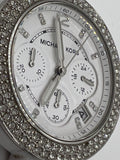 Michael Kors Parker White Dial White Ceramic Strap Watch for Women - MK5654