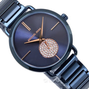 Michael Kors Portia Blue Dial Blue Stainless Steel Strap Watch for Women - MK3680