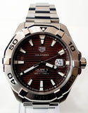 Tag Heuer Aquaracer Brown Sunray Dial Watch for Men - WAY2018.BA0927