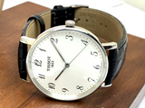 Tissot Everytime Desire Medium White Dial Jam Tangan Tali Kulit Hitam Untuk Pria - T109.410.16.032.00