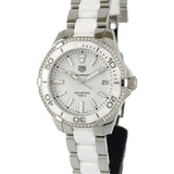 Jam Tangan Wanita Tag Heuer Aquaracer Diamonds White Dial Two Tone Steel Strap - WAY131H.BA0914