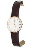 Tissot T Classic Everytime White Dial Brown Leather Strap Watch for Men - T109.610.36.031.00