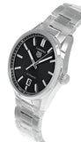 Tag Heuer Carrera Date Black Dial Silver Steel Strap Watch for Men - WBN2110.BA0639