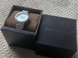 Michael Kors Gabbi Quartz Crystals Silver Dial Silver Steel Strap Watch For Women - MK3984