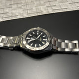 Tag Heuer Aquaracer Automatic Caliber 5 Black Dial Silver Steel Strap Watch for Men - WBD2110.BA0928