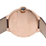 Cartier Ballon Bleu De Cartier Brown Dial Brown Leather Strap Watch for Men - W6920037