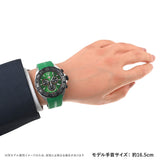 Tag Heuer Formula 1 Chronograph 41mm Green Dial Green Rubber Strap Watch for Men - CAZ101AP.FT8056