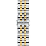 Tissot Carson Premium Powermatic 80 White Dial Two Tone Steel Strap Watch For Men - T122.407.22.031.00