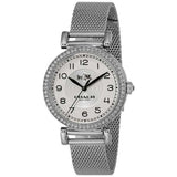 Coach Madison White Dial Silver Mesh Bracelet Watch for Women - 14502651