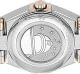 Omega Constellation Quartz Brown Dial Silver Steel Strap Watch for Women - 131.20.25.60.13.001