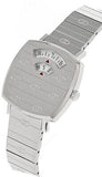 Gucci Grip Quartz Silver Dial Silver Steel Strap Watch For Men - YA157501