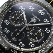 Tag Heuer Carrera x Porsche Automatic Chronograph Black Dial Black Nylon Strap Watch for Men - CBN2A1H.FC6512