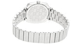 Gucci Grip Quartz Silver Dial Silver Steel Strap Watch For Men - YA157501